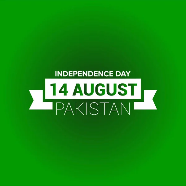 パキスタン独立記念日 — ストックベクタ