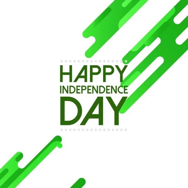 Agosto Día Independencia Pakistán — Vector de stock