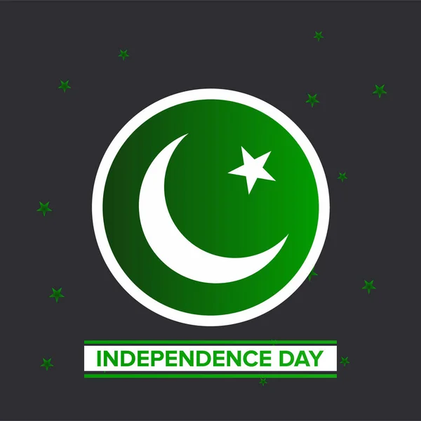 День Незалежності Пакистані Серпня — стоковий вектор