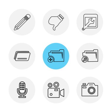 iş yaratıcı düz tasarım simgeler vektör koleksiyonu