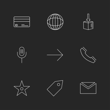 bilgisayar yaratıcı düz tasarım simgeler vektör koleksiyonu