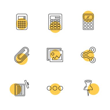 iş yaratıcı düz tasarım simgeler vektör koleksiyonu