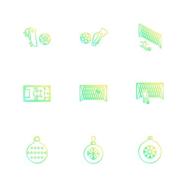 dizi iş ikonları/simgeleri, vektör, illüstrasyon 