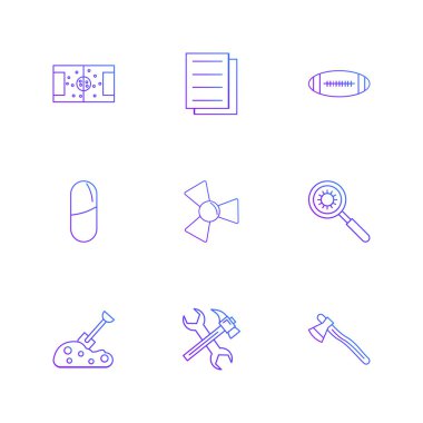 minimalist vektör simge kümesi  