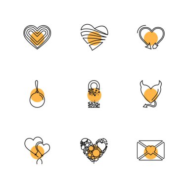 minimalist vektör simge kümesi  