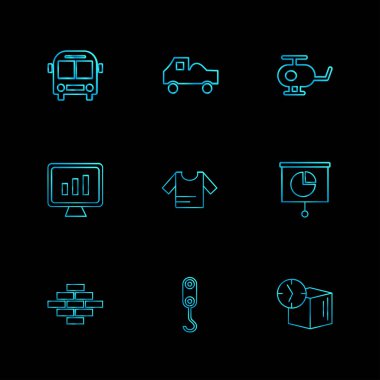 iş yaratıcı düz tasarım simgeler vektör koleksiyonu