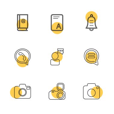 iş yaratıcı simgeler vektör tasarım düz koleksiyonu