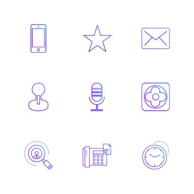 bilgisayar yaratıcı düz tasarım simgeler vektör koleksiyonu