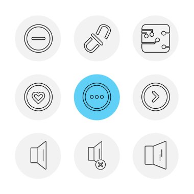 Bilgisayarlar, dijital cihazlar ve becerikli alet düğme düz stil ikonları ayarla