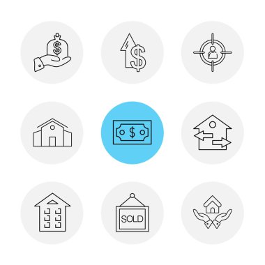 iş yaratıcı düz tasarım simgeler vektör koleksiyonu