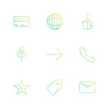 Bilgisayarlar, dijital cihazlar ve becerikli alet düğme düz stil ikonları ayarla