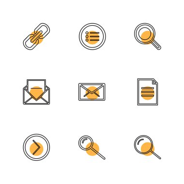 bilgisayar yaratıcı düz tasarım simgeler vektör koleksiyonu