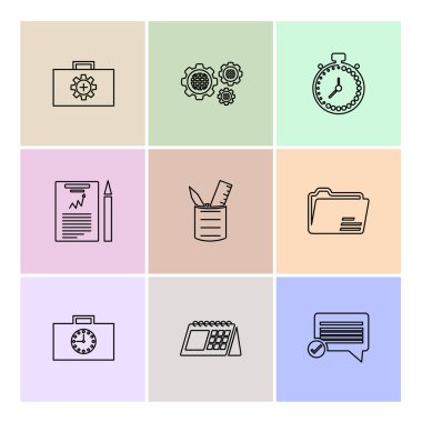 bilgisayar yaratıcı düz tasarım simgeler vektör koleksiyonu