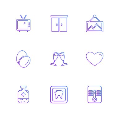 minimalist vektör simge kümesi  