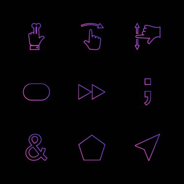 Bilgisayarlar, dijital cihazlar ve becerikli alet düğme düz stil ikonları ayarla