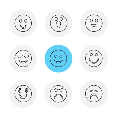 Kullanıcı profil resmi simgeler basit tarzda ayarla