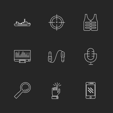 iş yaratıcı düz tasarım simgeler vektör koleksiyonu