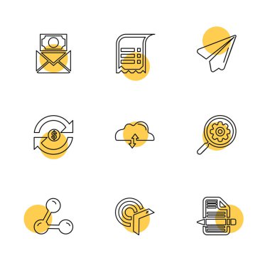 Bilgisayarlar, dijital cihazlar ve becerikli alet düğme düz stil ikonları ayarla