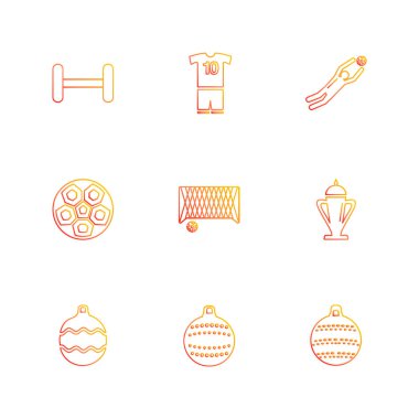 dizi iş ikonları/simgeleri, vektör, illüstrasyon 