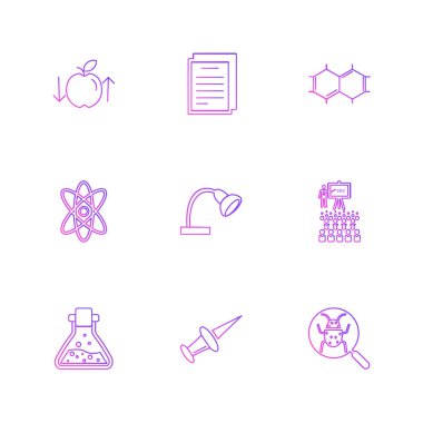 minimalist vektör simge kümesi  