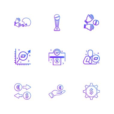 minimalist düz vektör app simgeleri beyaz arka plan üzerinde