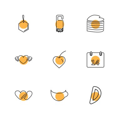 minimalist düz vektör app simgeleri beyaz arka plan üzerinde