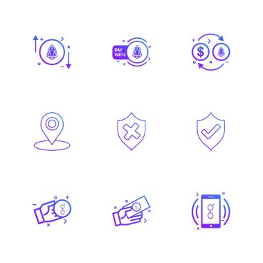 minimalist düz vektör app simgeleri beyaz arka plan üzerinde
