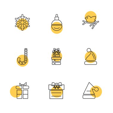 çeşitli tema app simgeler, vektör çizimler set