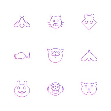 Kullanıcı profil resmi simgeler basit tarzda ayarla