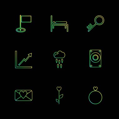 Kullanıcı profil resmi simgeler basit tarzda ayarla