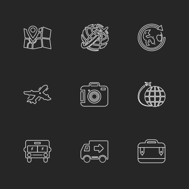 düz vektör çizim simgeler, App simgelerin ayarlamak         