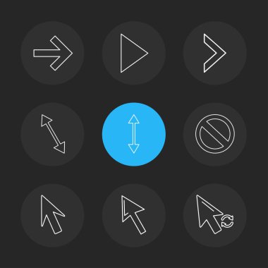 düz vektör çizim simgeler, App simgelerin ayarlamak         