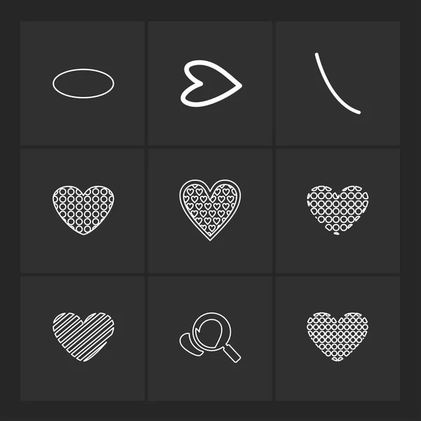 Conjunto Varios Iconos Aplicaciones Tema Ilustraciones Vectores — Vector de stock