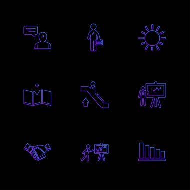 düz vektör çizim simgeler, App simgelerin ayarlamak  