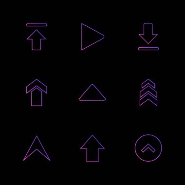 düz vektör çizim simgeler, App simgelerin ayarlamak  