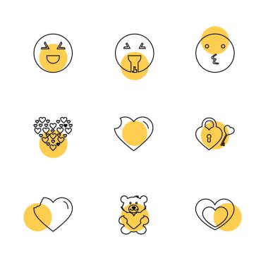 minimalist düz vektör app simgeleri beyaz arka plan üzerinde