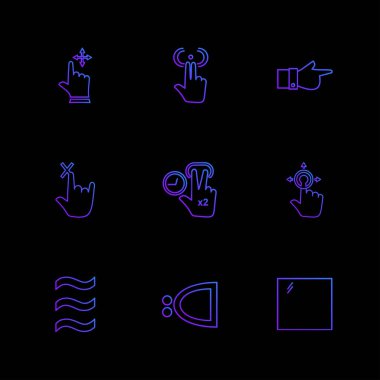 düz vektör çizim simgeler, App simgelerin ayarlamak         