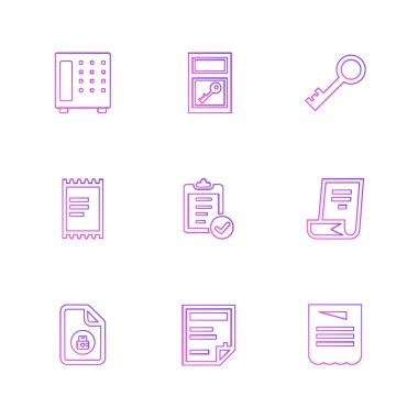 iş yaratıcı düz tasarım simgeler vektör koleksiyonu