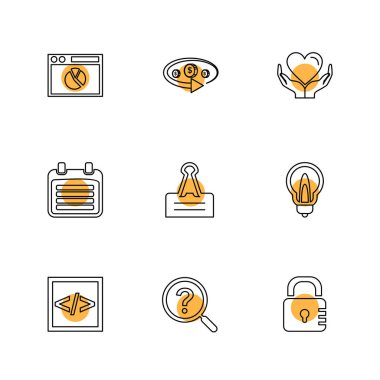 minimalist düz vektör app simgeleri beyaz arka plan üzerinde