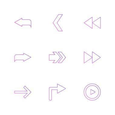 minimalist düz vektör app simgeleri beyaz arka plan üzerinde