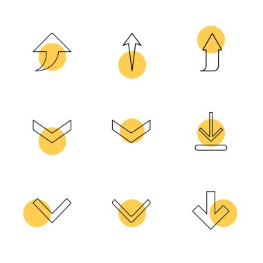 minimalist düz vektör app simgeleri beyaz arka plan üzerinde