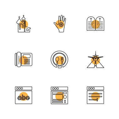 minimalist düz vektör app simgeleri beyaz arka plan üzerinde