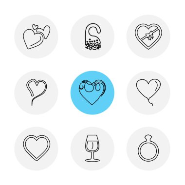 düz vektör çizim simgeler, App simgelerin ayarlamak  