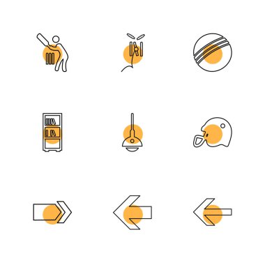 beyaz zemin üzerine minimalist düz vektör app simge kümesi