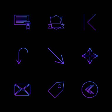 düz vektör çizim simgeler, App simgelerin ayarlamak  