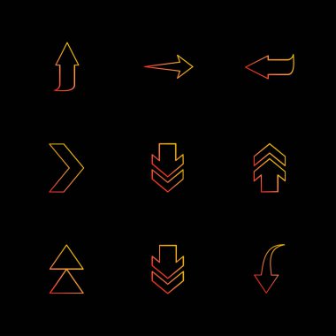 düz vektör çizim simgeler, App simgelerin ayarlamak  