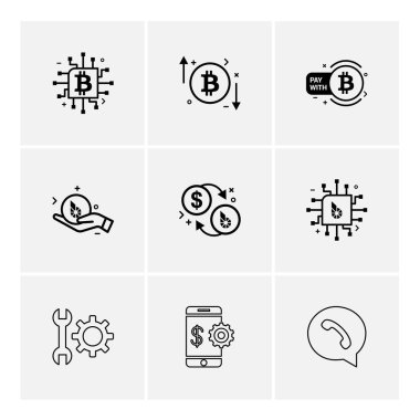 düz vektör çizim simgeler, App simgelerin ayarlamak  