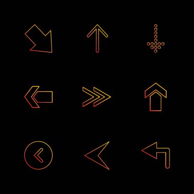 düz vektör çizim simgeler, App simgelerin ayarlamak  