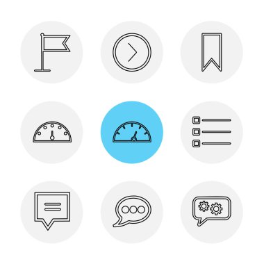 minimalist düz vektör app simgeleri beyaz arka plan üzerinde