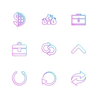 minimalist düz vektör app simgeleri beyaz arka plan üzerinde